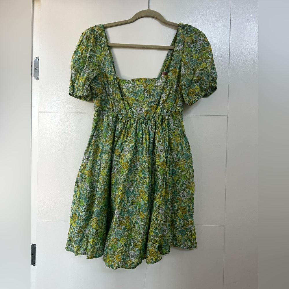 Show Me Your Mumu puff sleeve mini dress